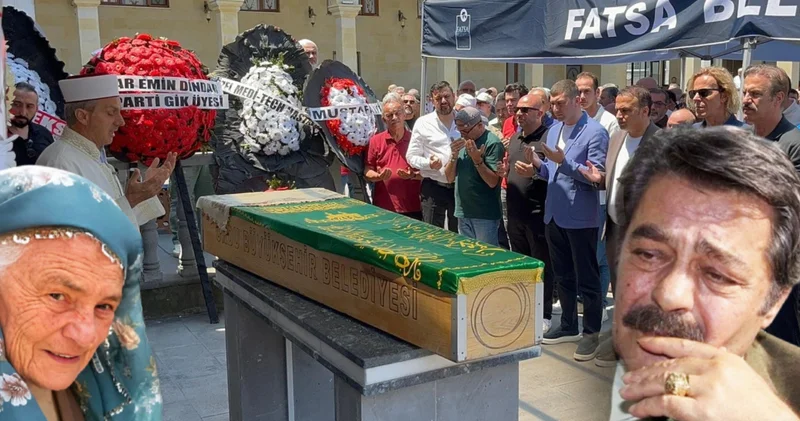 Soner Arıca nın annesi, Kadir İnanır ın ablası Altun Arıca, son yolculuğuna uğurlandı