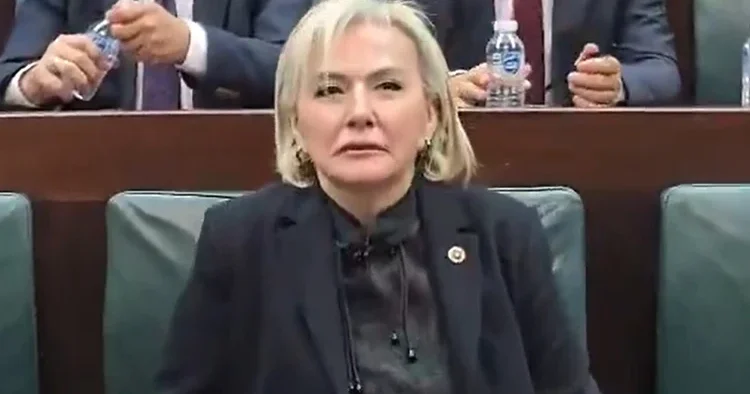 CHP den istifa eden Nimet Özdemir AK Parti’ye katıldı! Rozetini Cumhurbaşkanı Erdoğan taktı