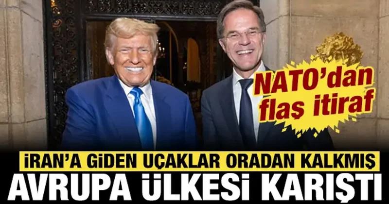 NATO nun itirafı Avrupa ülkesini karıştırdı: İran a giden 500 ABD uçağı oradan kalkmış!