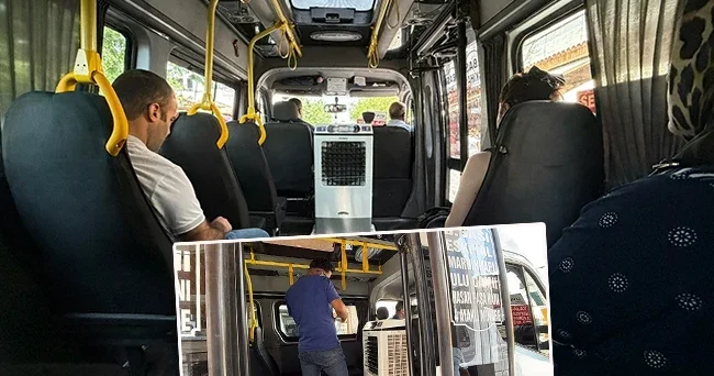 Diyarbakır sıcağında böyle serinliyorlar: Aracına sistemi kurdu! Yakıt tasarrufu sağlıyor