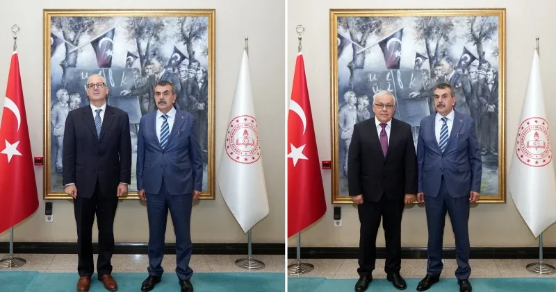 Bakan Tekin den eğitim diplomasisi: Rusya ve Mısır büyükelçilerini kabul etti Ankara Haberleri