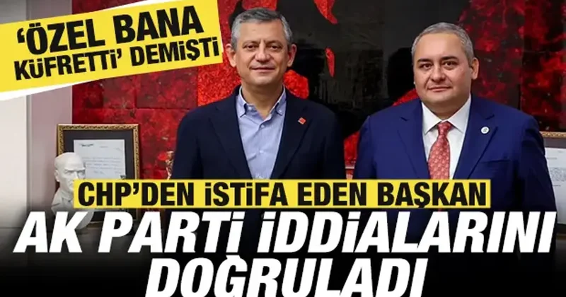 CHP den istifa eden Keçiören Belediye Başkanı Mesut Özaraslan AK Parti iddiasını doğruladı