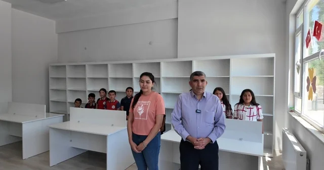 Öğrenci dostu büyükşehir, Akkışla da İlkokul Kütüphanesi ni dizayn etti Kayseri Haberleri Habertürk Yerel Haberler