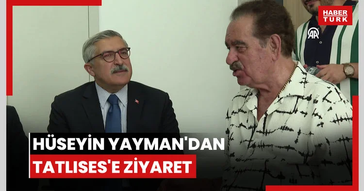 AK Parti Genel Başkan Yardımcısı Hüseyin Yayman dan, İbrahim Tatlıses e ziyaret