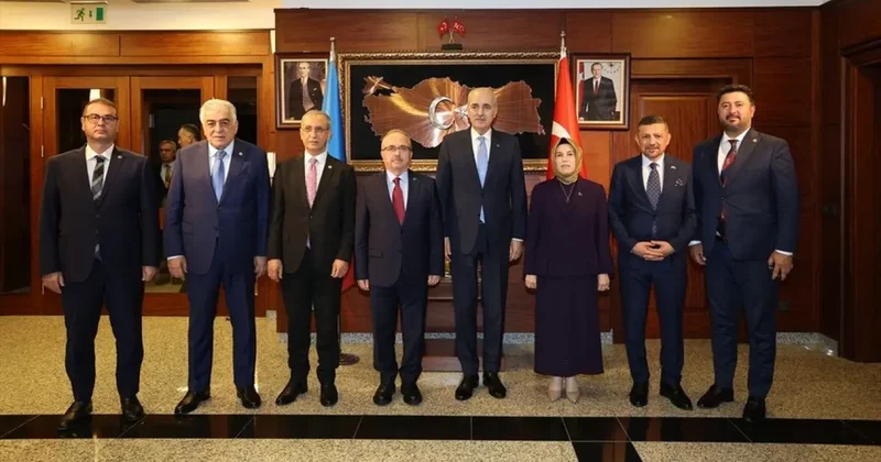 TBMM Başkanı Kurtulmuş, Türkiye nin Bakü Büyükelçiliğini ziyaret etti
