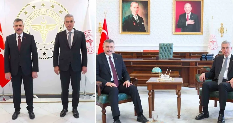 İçişleri Bakanı Çiftçi den Sağlık Bakanı Memişoğlu na ziyaret: Ortak çalışmalar ele alındı Türkiye Haberleri