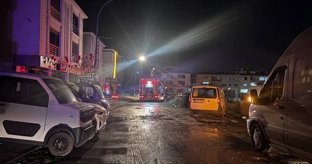 Erzincan da inşaat sahasında doğal gaz sızıntısı paniği Erzincan Haberleri Habertürk Yerel Haberler