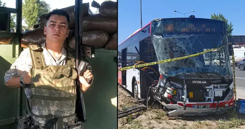 Hastaneden birliğine dönerken kazada öldü
