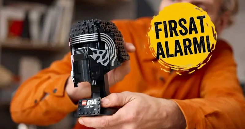 Star Wars hayranları buraya: LEGO Kylo Ren Kaskı yapım setinde indirim var