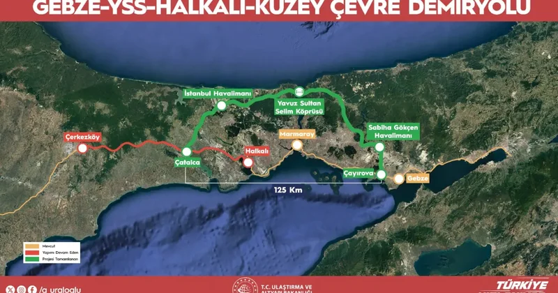 Uraloğlu duyurdu: İstanbul Kuzey Demir Yolu Geçişi Projesi nde dev adım! Tarih belli oldu