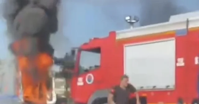 Hasta nakil aracı alev aldı, şoför diyaliz hastasını kurtardı Karabük Haberleri Habertürk Yerel Haberler
