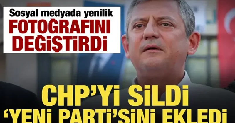 Özgür Özel den dikkat çeken hamle! Profilini değiştirdi, YENİ PARTİ detayı...