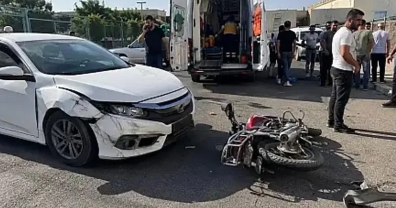 Siirt’te otomobil ile motosiklet çarpıştı
