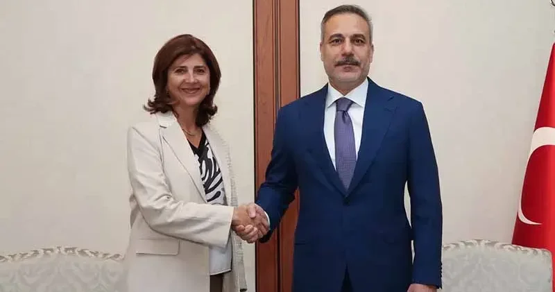 Bakan Fidan, BM Genel Sekreterinin Kıbrıs Şahsi Temsilcisini kabul etti