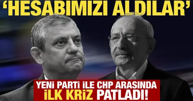 Kuruluşun ilk gününde kriz! CHP ile Yeni Parti karşı karşıya