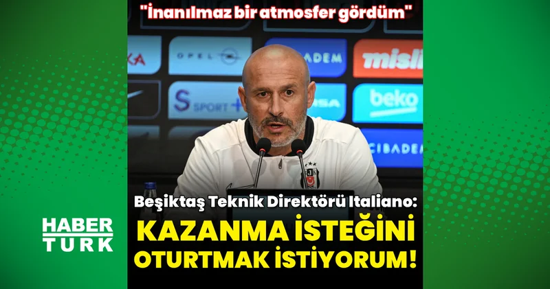 Vincenzo Italiano: Kazanma isteğini oturtmak istiyorum!