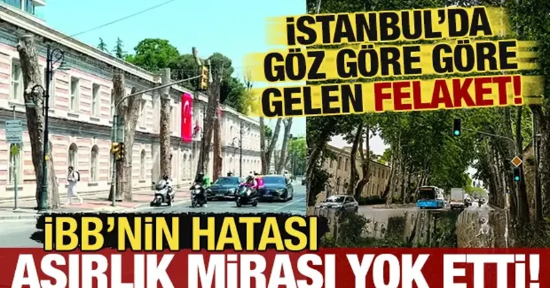 İstanbul un simgesinde göz göre göre gelen felaket! İBB nin hatası asırlık mirası çürüttü!
