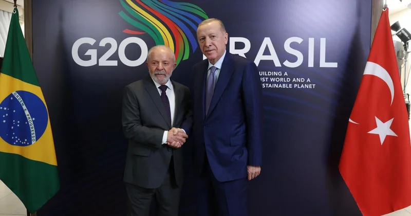 Cumhurbaşkanı Erdoğan Brezilya Devlet Başkanı Silva ile görüştü