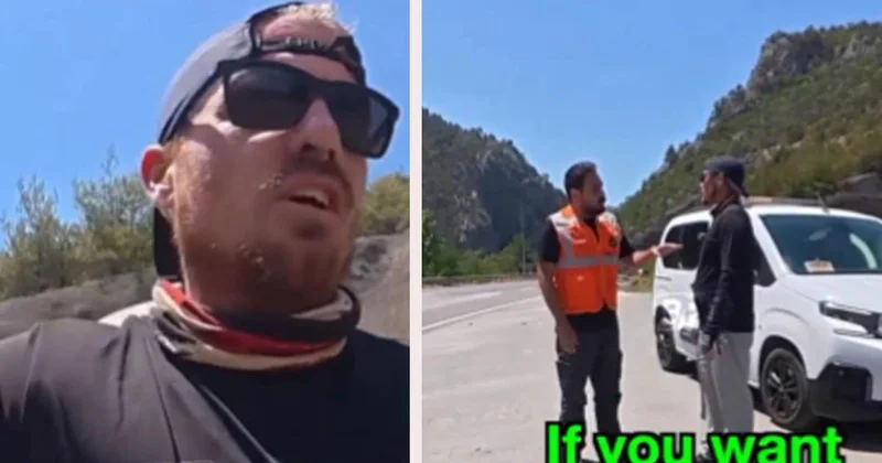 Bisikletiyle Türkiye yi gezen turist konukseverliğe hayran kaldı