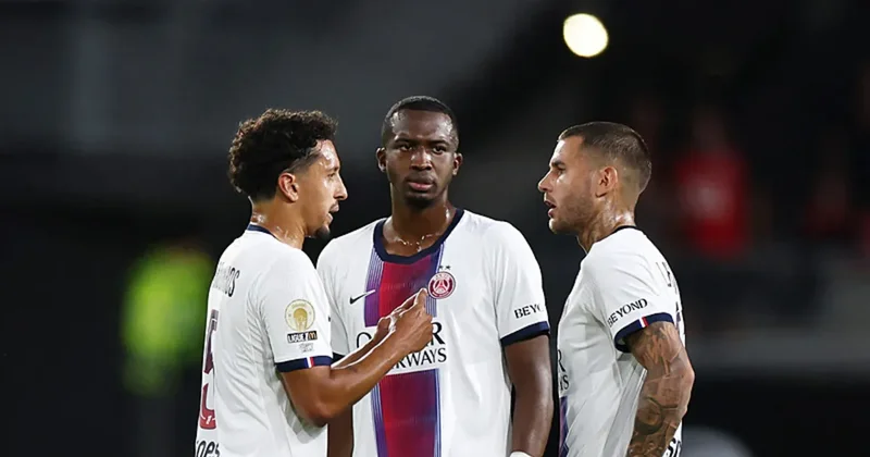 PSG, Rennes deplasmanında 2 0 dan puanı kaptı!