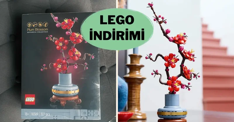 Günün stresini atmalık LEGO Icons Erik Çiçeği Seti indirimde