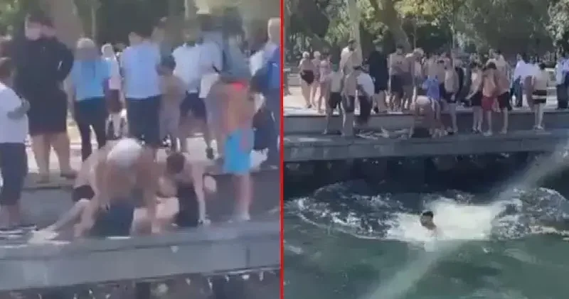 Beşiktaş’ta denizde boğulma tehlikesi geçiren Azerbaycanlı turisti vatandaşlar kurtardı