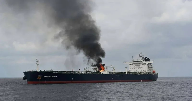 Suudi Arabistan açıklarında bir tanker gemisi vuruldu Sözcü Gazetesi
