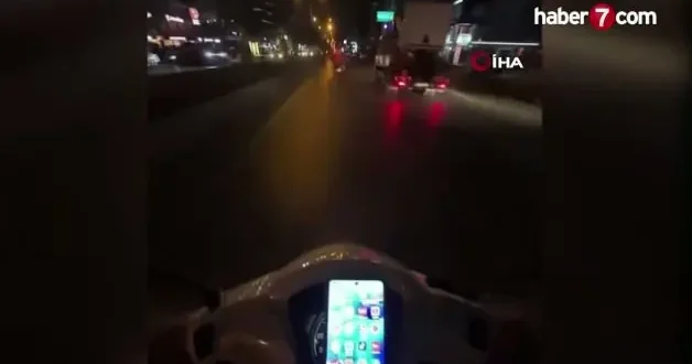 Mersin de yaya geçidindeki feci kaza kask kamerasında