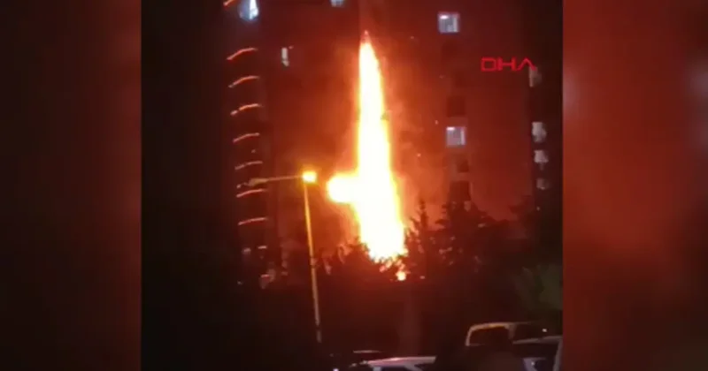 Diyarbakır’da 13 katlı plazada yangın çıktı