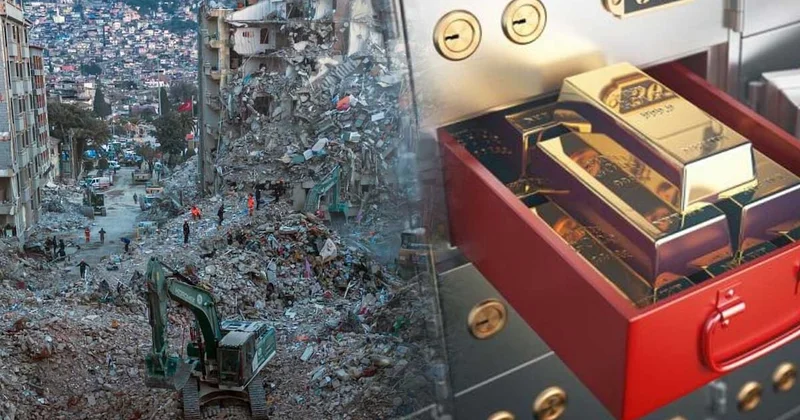 Deprem felaketinin ardından düğmeye basıldı: 31 ton altın gizlendiği yerden çıkarılıyor Sözcü Gazetesi