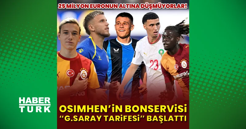 Osimhen transferi Galatasaray tarifesi başlattı! Dursun Özbek kime gitse en az 25 milyon euro isteniyor