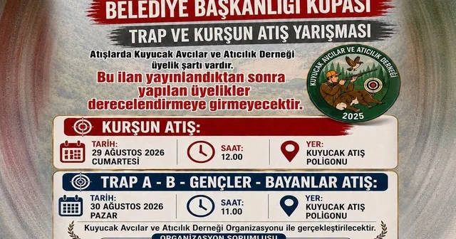 Kuyucak ta 5 Eylül Kurtuluş Şenlikleri heyecanı atıcılık yarışmasıyla başlayacak Aydın Haberleri Habertürk Yerel Haberler