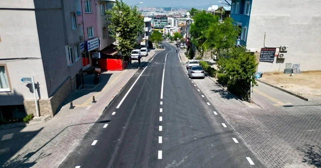 Büyükşehir Nilüfer de Dumlupınar Caddesi ni yeniledi Bursa Haberleri Habertürk Yerel Haberler