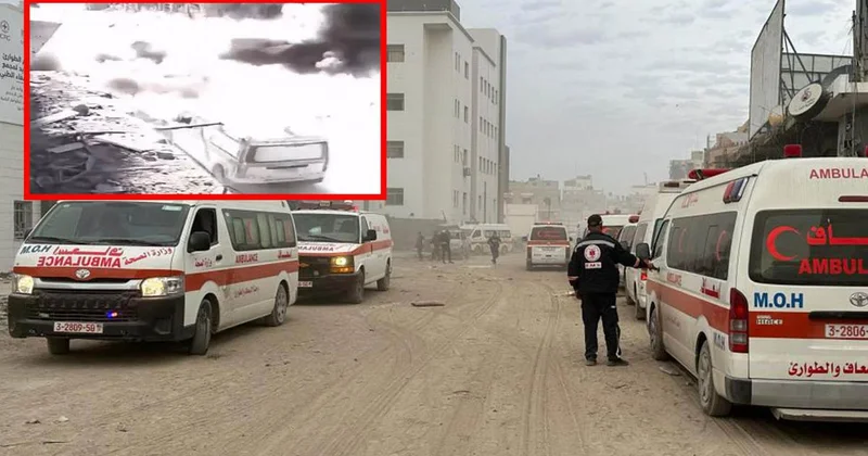 İsrail Ordusu Ambulansları Hedef Aldı