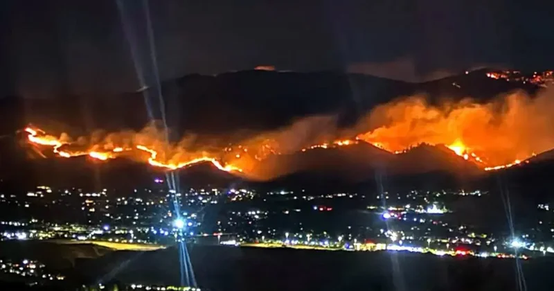 ABD de orman yangını kabusu! Olağanüstü hızla ilerliyor... 87 bin kişiye tahliye uyarısı: Derhal terk edin