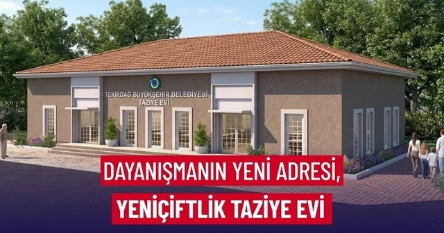Yeniçiftlik e taziye evi: Çalışmalar yüzde 70 tamamlandı Tekirdağ Haberleri Habertürk Yerel Haberler