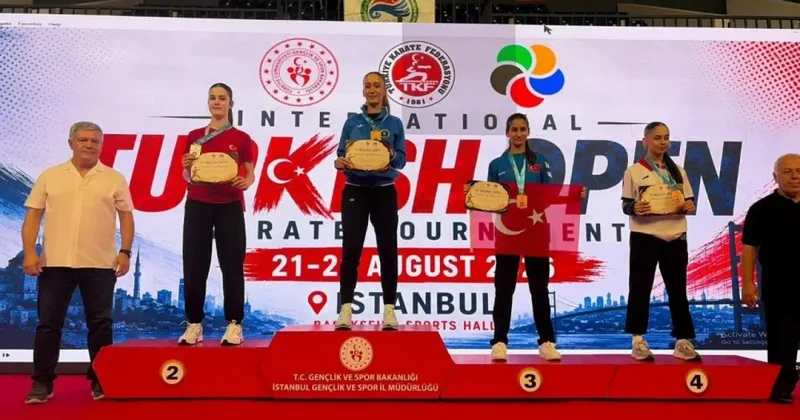 Bursa’nın genç karatecisi şampiyon! Naz Kayadere’den altın madalya