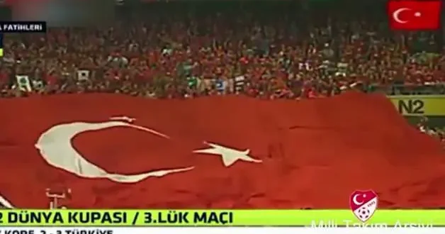 A milli futbol takımımız 2002 Dünya Kupasında tarih yazarak dünya 3. olmuştu