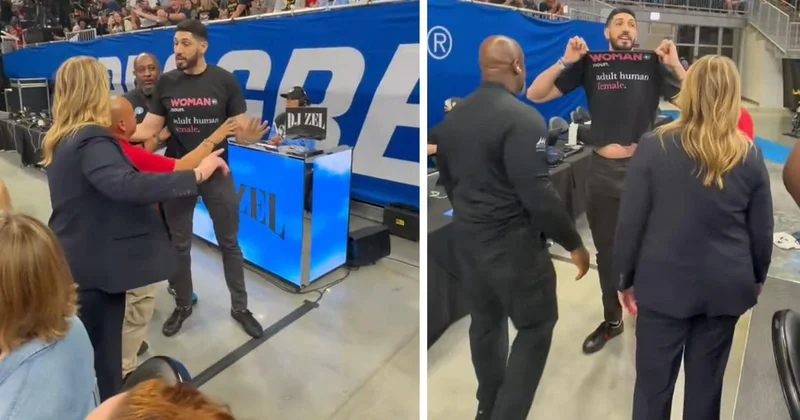 FETÖ cü Enes Kanter e büyük şok! Salondan atıldı