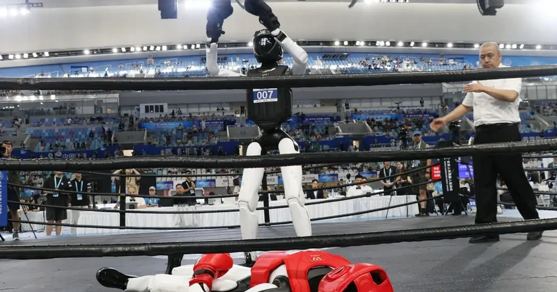 Çin de Dünya İnsansı Robot Oyunları tüm hızıyla devam ediyor