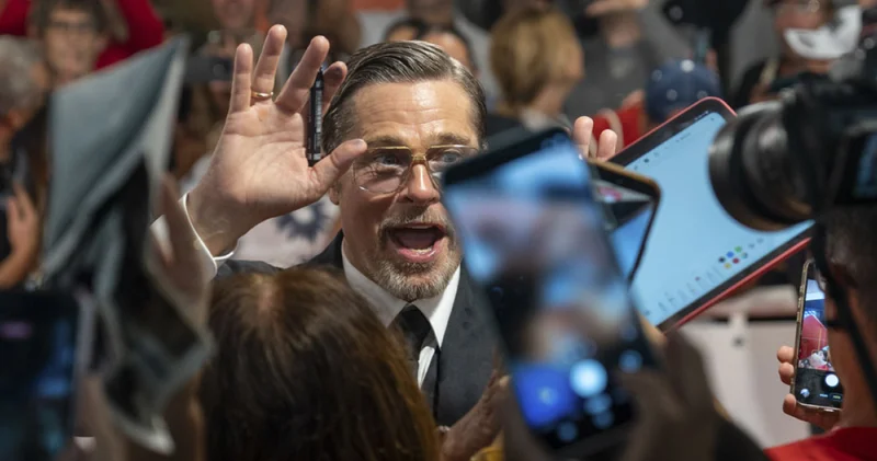 Brad Pitt sevgilisi Ines de Ramon la katıldığı San Sebastian Film Festivali ne neşesiyle damga vurdu