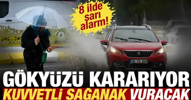 Meteoroloji uyardı: Sıcaklık 6 derece birden düşecek! Kuvvetli yağış geliyor