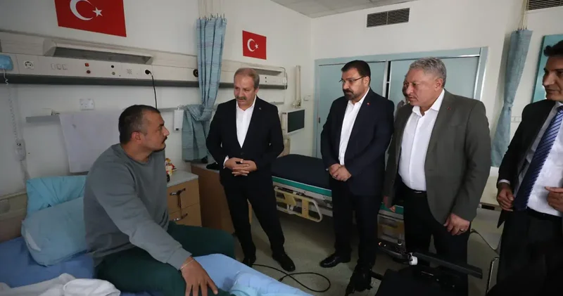 Sağlık Sen’den gazilere ziyaret
