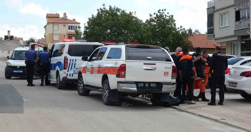 Dairede kimyasal madde kokusu! Karaman da bir çift hayatını kaybetti, 11 katlı bina tahliye edildi