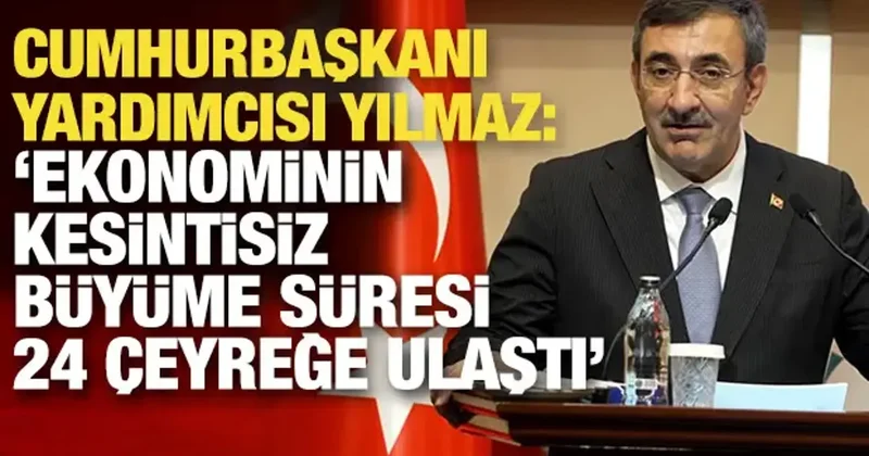 Cumhurbaşkanı Yardımcısı Yılmaz: Türkiye merkez ülke olma anlayışına vurgu yapmalı!