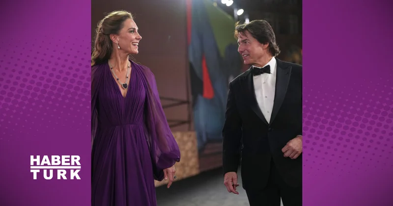 Prenses Kate Middleton ve Prens William, Tom Cruise un Digger filmi galasında