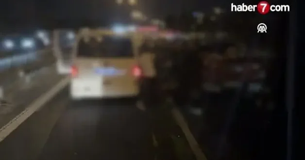 İstanbul da elektrikli testereli ve sopalı kavga kamerada