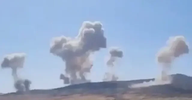 İşgalci İsrail’den Bekaa Vadisi’ne hava saldırısı VİDEO İZLE
