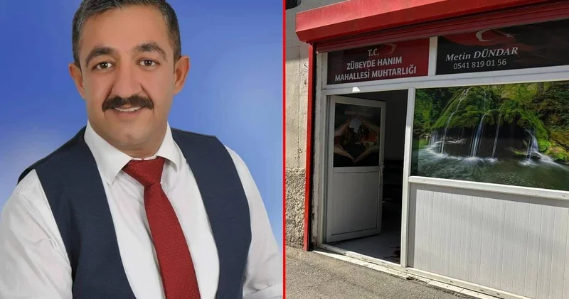Muhtara makamında silahlı saldırı!