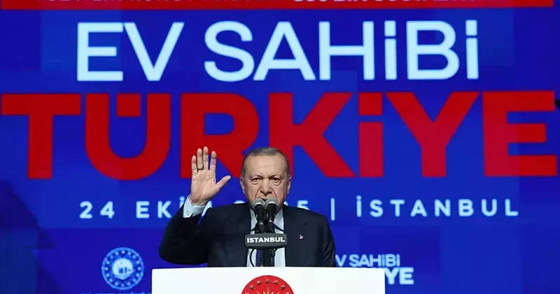 Cumhurbaşkanı Erdoğan: Projemizle 81 ilimizin tamamında toplam 500 bin konut yapacağız